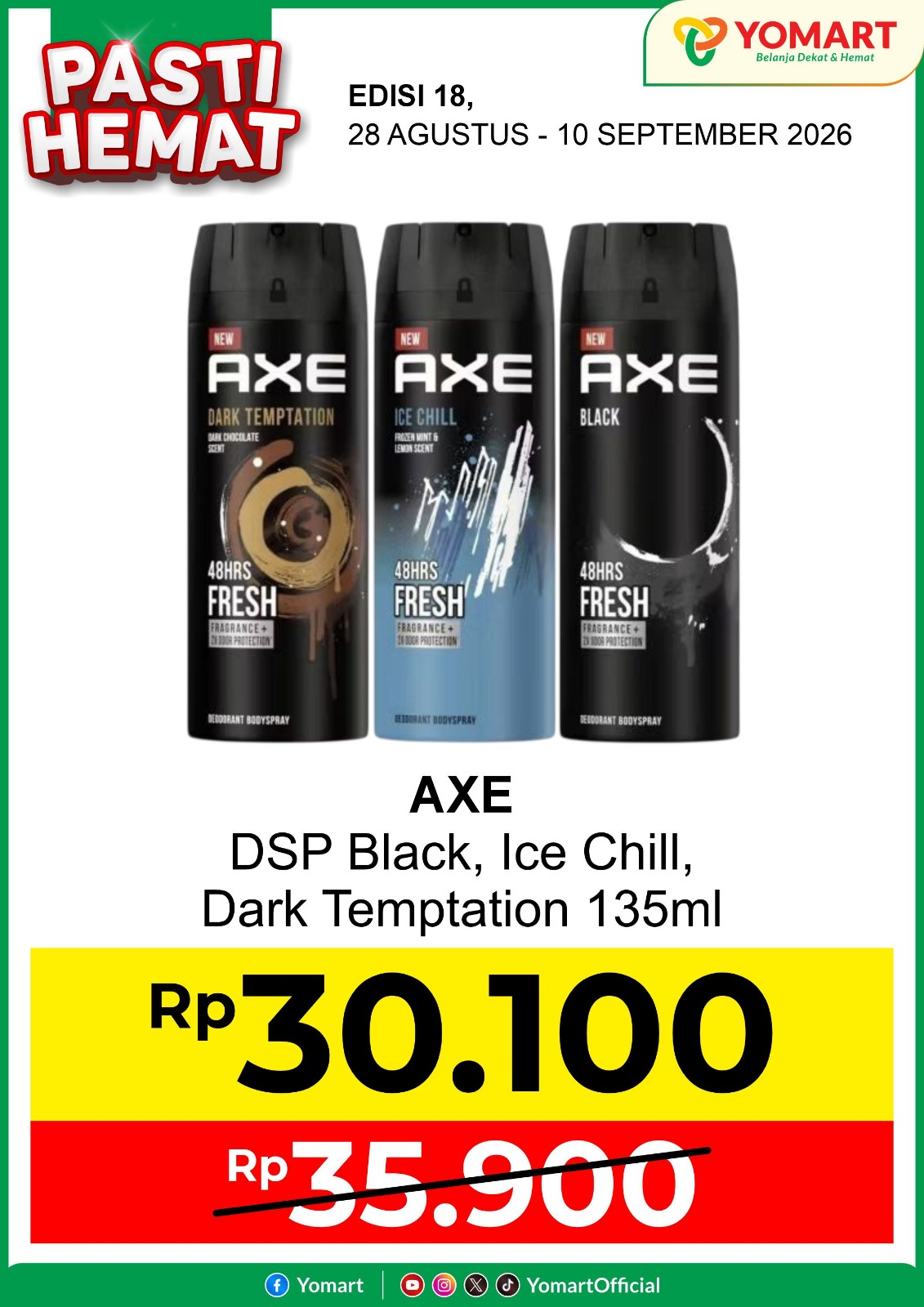 Axe Deodorant Spray 135ml