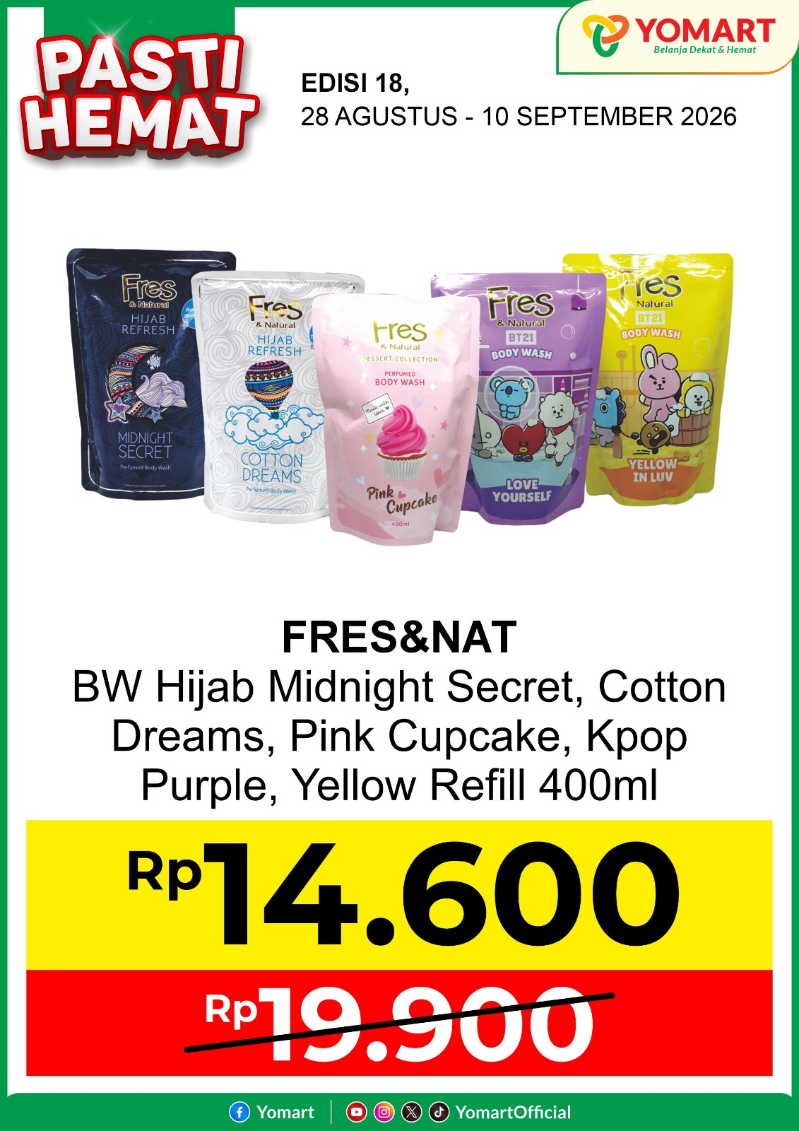 Fres&Nat Body wash