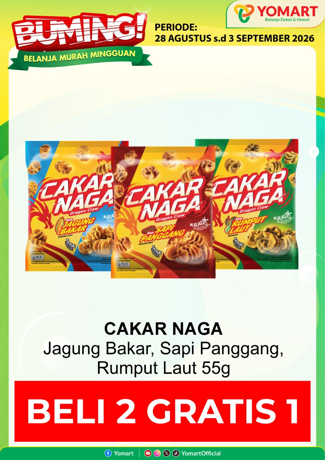 CAKAR NAGA Buy 2 get 1